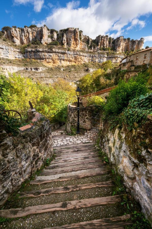 El Salto Del Agua Autentico El Molino De La Cascada Orbaneja Orbaneja del Castillo Exteriér fotografie